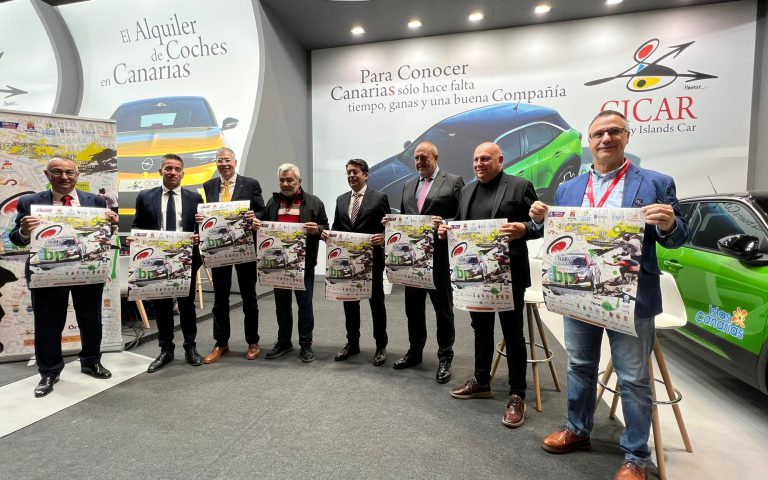 Presentado el cartel oficial del 32º Rallye Internacional Villa de Adeje BP Tenerife-Trofeo Cicar en FITUR