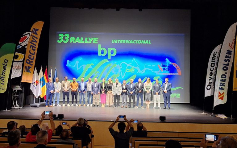 Presentado el 33º Rallye Internacional bp Villa de Adeje Tenerife Trofeo CICAR